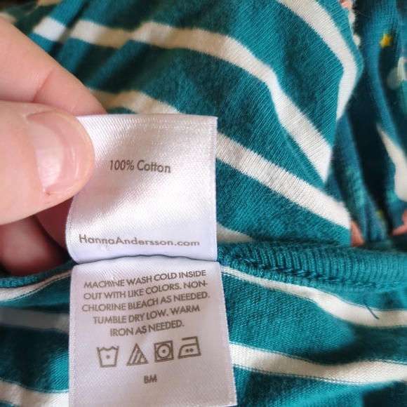 Hanna Andersson Mixie Play Dress Unicorns and Rainbows Size 12 - Picture 6 of 7